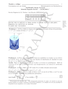 Nombre y código - Departamento de Matemáticas