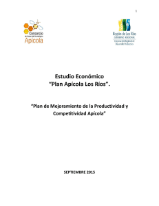 Estudio Económico “Plan Apícola Los Ríos”.