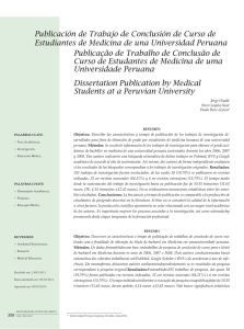 Publicación de Trabajo de Conclusión de Curso de Estudiantes de