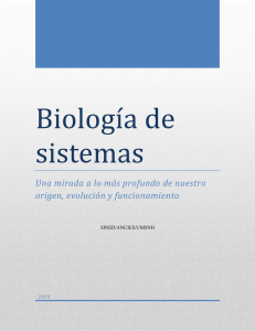 Biología de sistemas - Coordinación de Innovación Educativa CIE