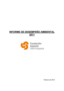 informe de desempeño ambiental 2011