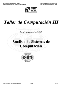 Taller de Computación III