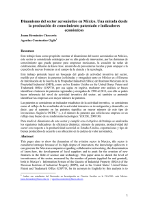 Dinamismo del sector aeronáutico en México. Una