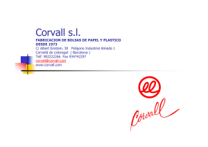 Corvall sl - Inicio Corvall SA Bolsas de papel