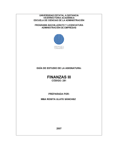GE0281 Finanzas III - 2007