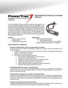 PowerTrac™ Registrador de Datos de la Batería Línea SP+ GB4093S