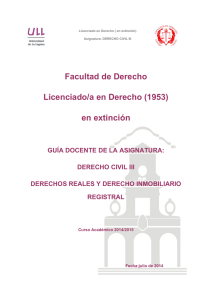Derecho Civil III - Universidad de La Laguna