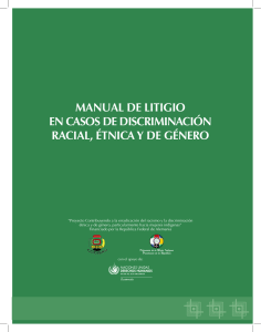 Manual de Litigio en Casos de Discriminación Racial, Étnica y de