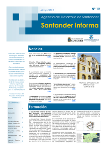 Boletín mayo 2015 - Ayuntamiento de Santander