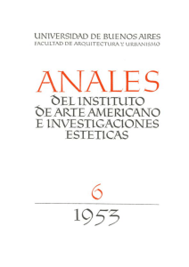 Anales N°6 - Instituto de Arte Americano