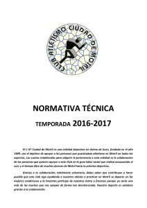 Normativa del Club 2016/17 - Club de Atletismo Ciudad de Motril