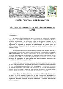 Desarrollo. - Olimpiada Española de Biología