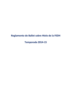 Reglamento Ballet 2014/2015 - Federación Española Deportes de