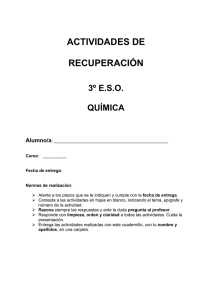 Química 3º de la ESO - Real Colegio Alfonso XII