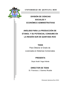 UNIVERSIDAD DE QUINTANA ROO AN&Aacute;LISIS PARA LA