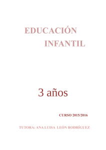 Infantil 3 años 2015-16