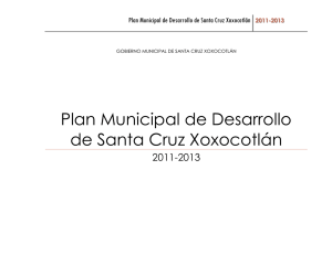 Plan Municipal de Desarrollo de Santa Cruz Xoxocotlán