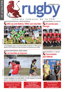 Boletín 24 - Federación Española de Rugby