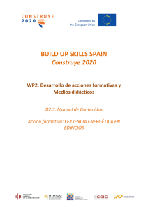 BUILD UP SKILLS SPAIN Construye 2020