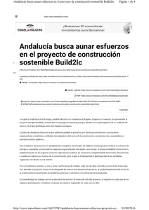 Andalucía busca aunar esfuerzos en el proyecto