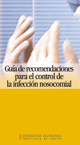 Guía de recomendaciones para el control de la infección nosocomial