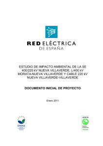 ESTUDIO DE IMPACTO AMBIENTAL DE LA SE 400/220 kV NUEVA