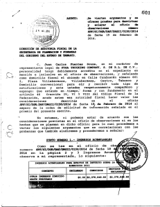 Se publica certificación foliada del día 07 de noviembre de