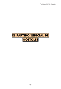 EL PARTIDO JUDICIAL DE MÓSTOLES