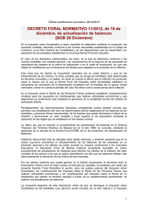 DECRETO FORAL NORMATIVO 11/2012, de 18 de diciembre, de