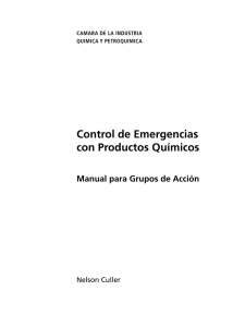 Control de Emergencias con Productos Químicos