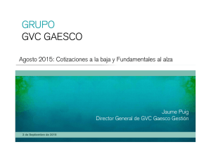 grupo gvc gaesco - Forcada Consultors