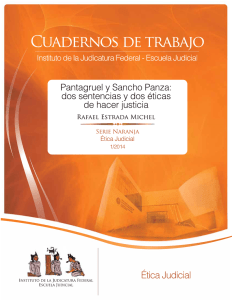 Pantagruel y Sancho Panza - Instituto de la Judicatura Federal