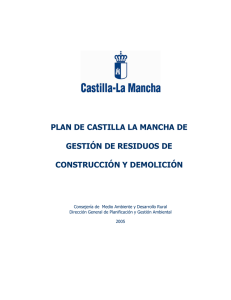Plan de Gestión de Residuos de Construcción y Demolición en CLM