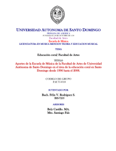 UNIVERSIDAD AUTONOMA DE SANTO DOMINGO