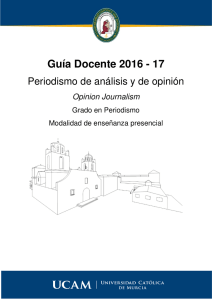 Periodismo de Análisis y Opinión