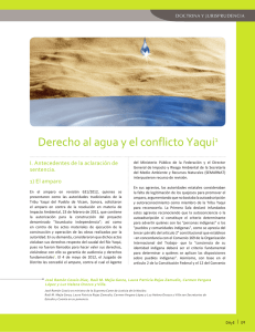 Derecho al agua y el conflicto Yaqui