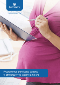 Prestaciones por riesgo durante el embarazo y la