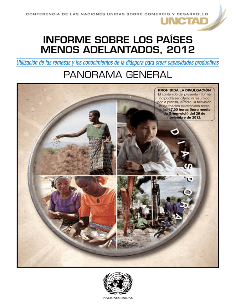 Informe Sobre Los Países Menos Adelantados, 2012