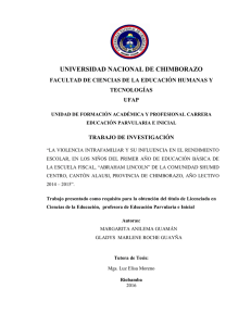 UNIVERSIDAD NACIONAL DE CHIMBORAZO