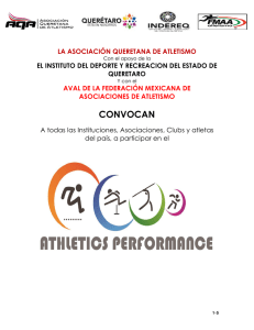 CONVOCAN - Asociación Queretana de Atletismo