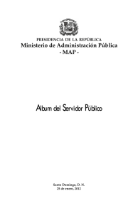 Album del Servidor Público - Ministerio de Administración Pública