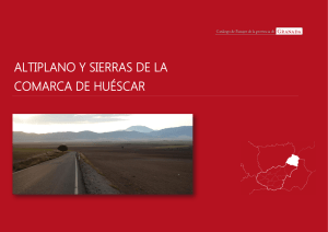 Altiplano y sierras de la comarca de Huéscar