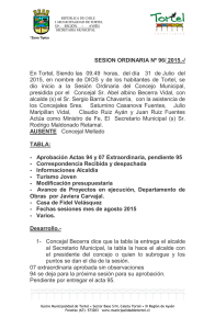 Acta 096 de 2015 - Ilustre Municipalidad de Tortel