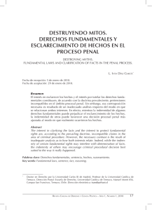 Destruyendo mitos. Derechos fundamentales y esclarecimiento de