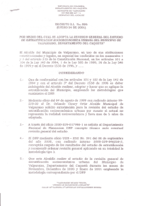 Decreto Urbano No. 006 del 24 de Enero de 2001