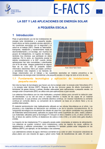La SST y las aplicaciones de energía solar a - EU-OSHA