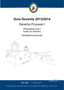 Guía Docente 2013/2014