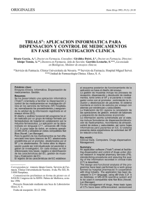 trials: aplicacion informatica para dispensacion y control de