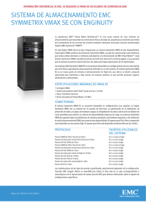 Specification Sheet: EMC Symmetrix VMAX SE