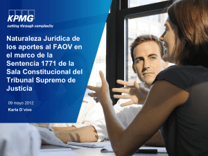 Del Car&aacute;cter Tributario de los Aportes